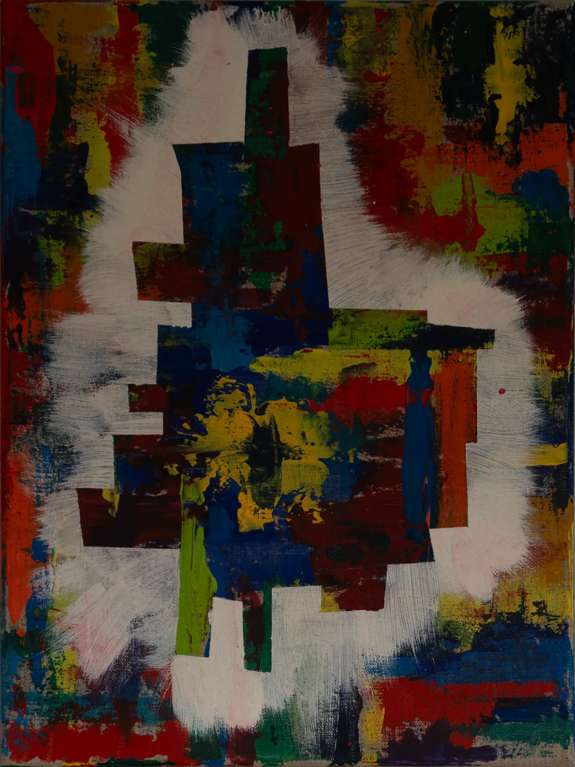 Jump, Acryl auf Leinwand, 30 × 50 cm