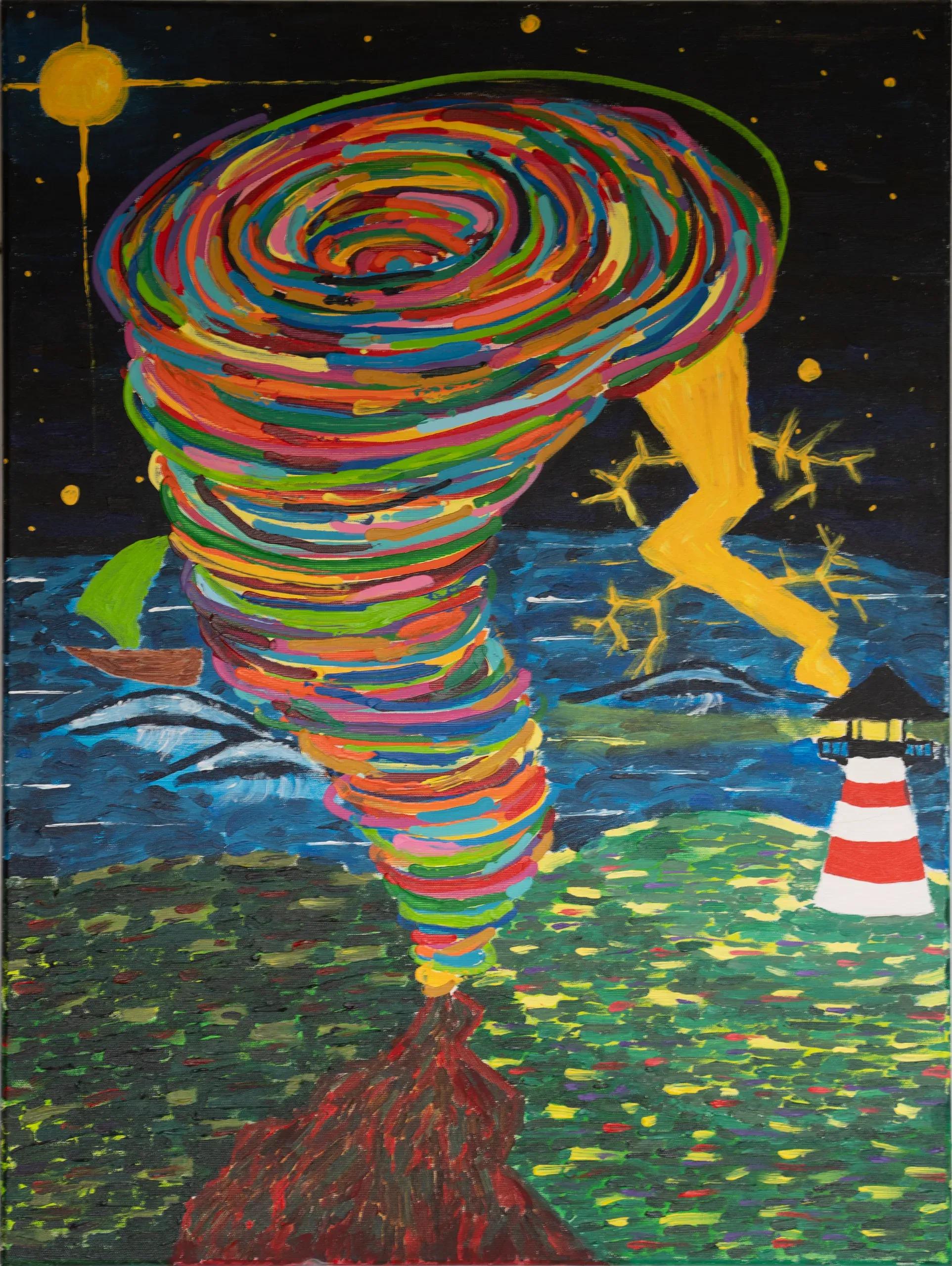 Ruhe, Acryl auf Leinwand, 60 × 80 cm