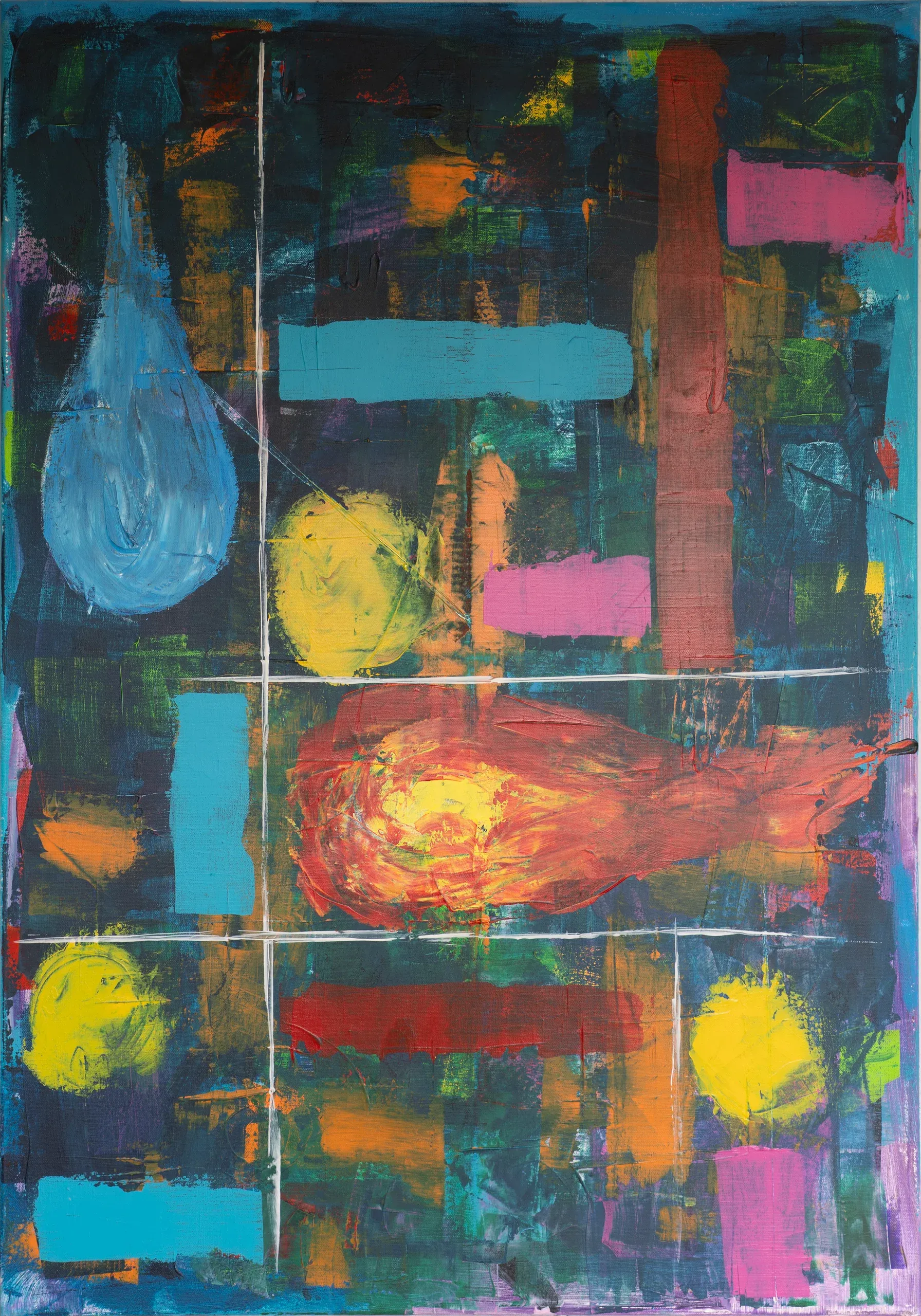 Metamorphise, Acryl auf Leinwand, 70 × 100 cm