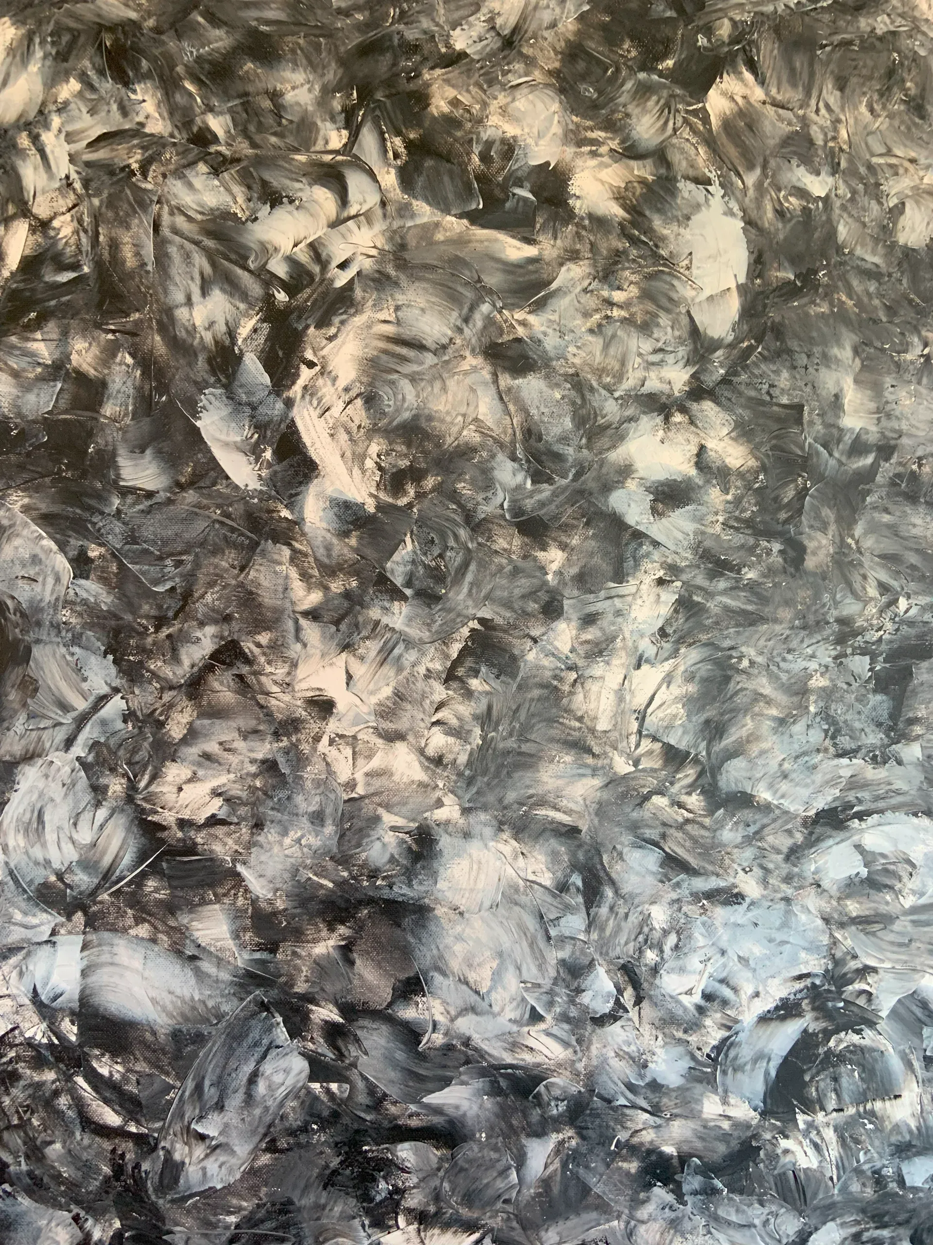 Muster, Acryl auf Leinwand, 100 × 70 × 1.6 cm, Detailaufnahme