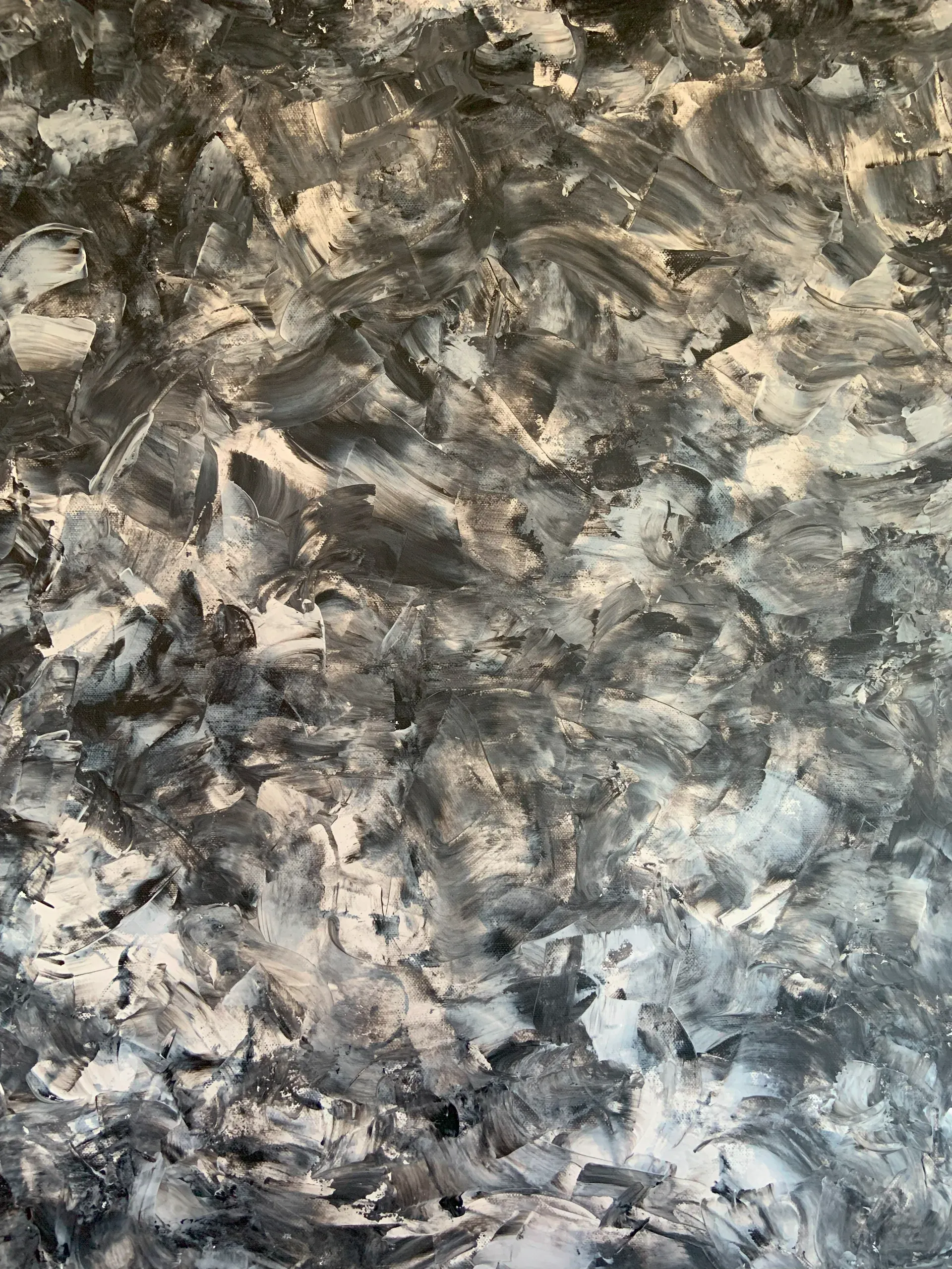Muster, Acryl auf Leinwand, 100 × 70 × 1.6 cm, Detailaufnahme