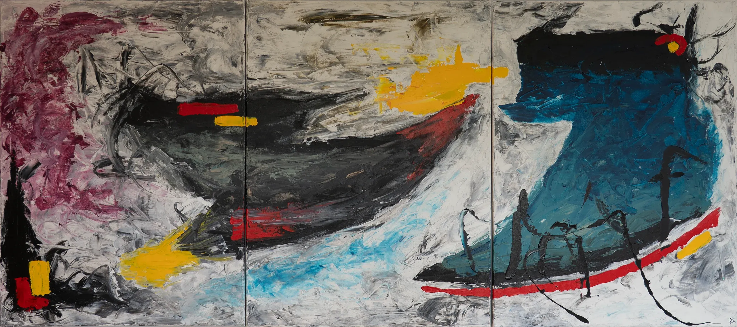 Spirit, Acryl auf Leinwand, 180 × 80 cm