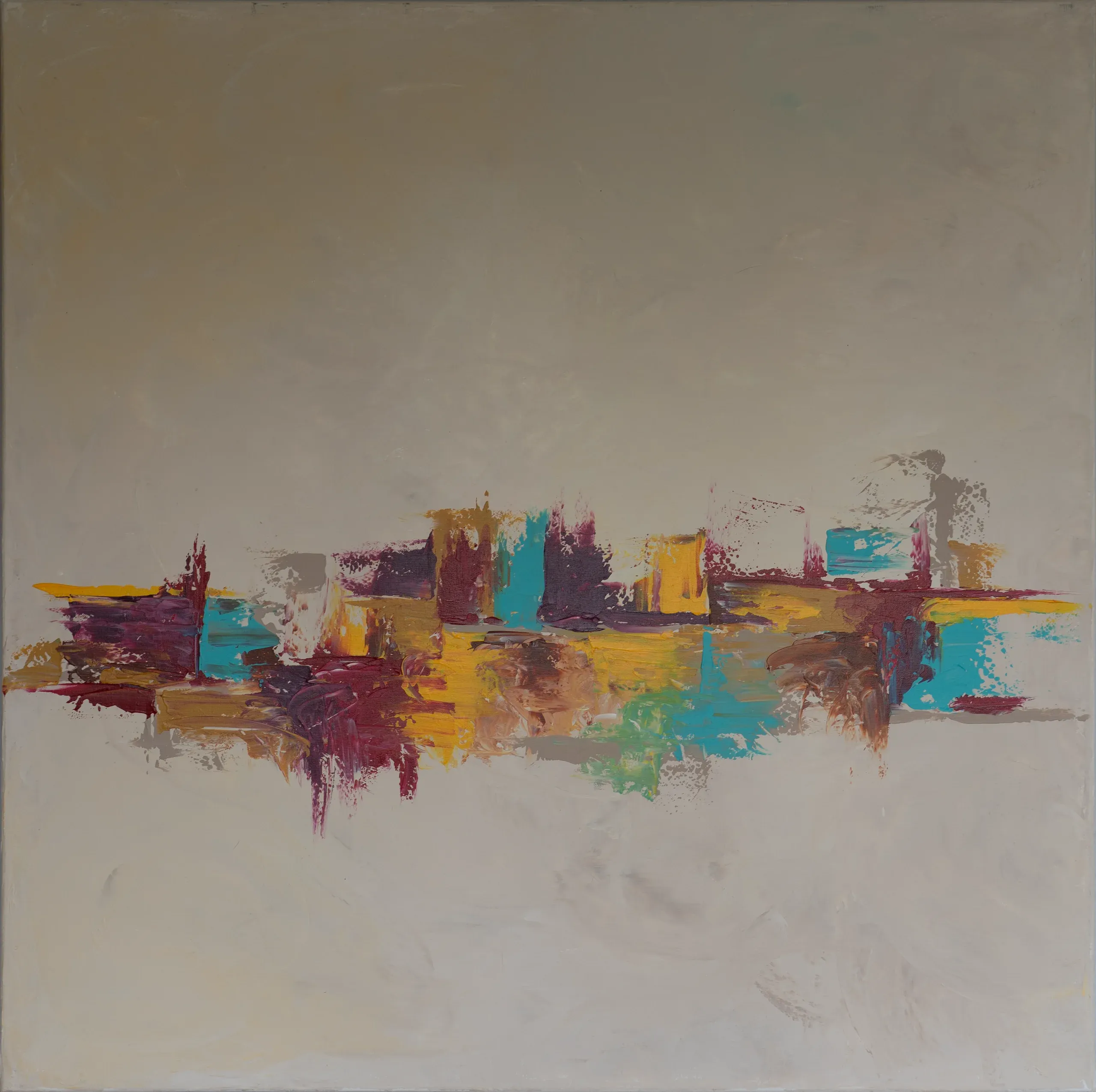 Frieden, Acryl auf Leinwand, 80 × 80 cm